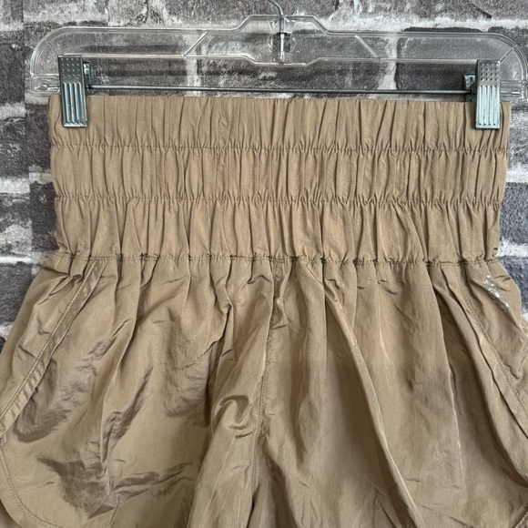 Free People Movement The Way Home Shorts tan athletic high waisted - Picture 4 of 14